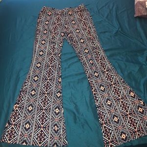 tribal bell bottoms
